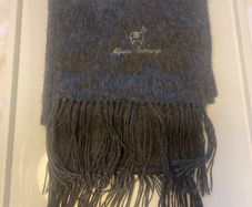 Luxury Alpaca Camargo Dark Grey Scarf