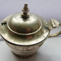 Vintage Sterling Silver Mustard Pot 44,3g