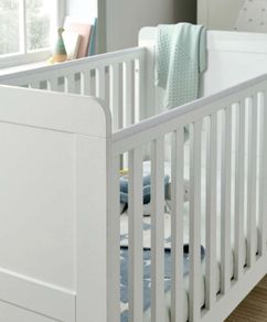 Mamas & papas Heaton Cotbed Grey with mattress