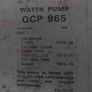 Fiat Water Pump Image 2