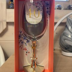 birthday glass