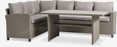 6 seater garden set - Grey