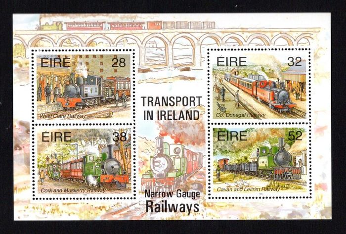 1995 Ireland The Narrow Gauge Irish Railways Stamp Presentation Pack
