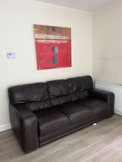 Leather 3 Seater Sofa