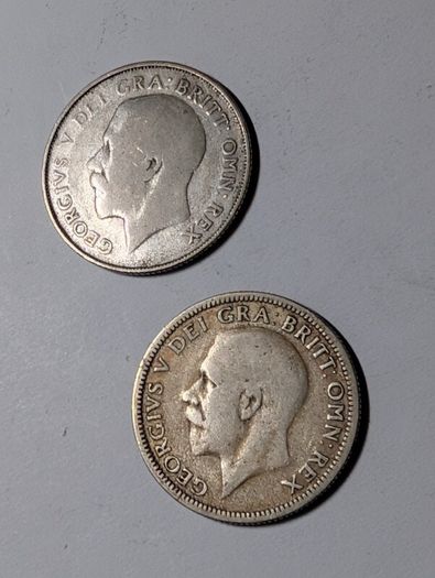 2 Shilling types UK