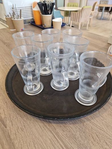Latte/Irish coffee glasses