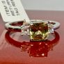 Diamond 950 Platinum AAA Turkizite & Diamond Trilogy Ring Image 8