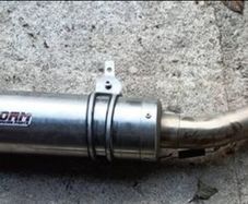 tiger 1050 exhaust