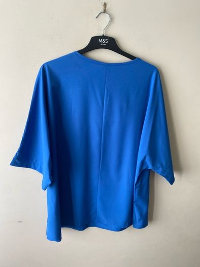 Shein curve blue top (2XL)