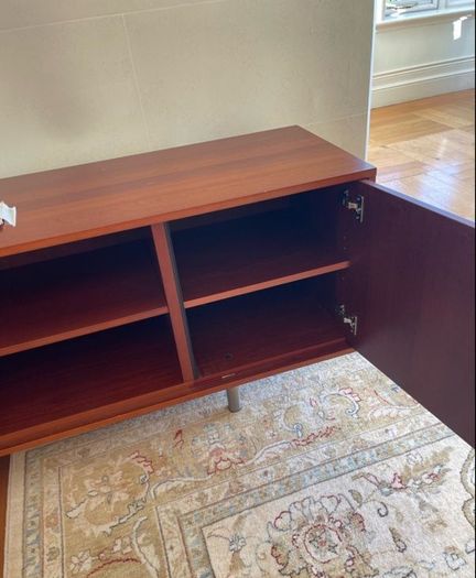 Heavy mahogany sideboard 70s 80s 90s