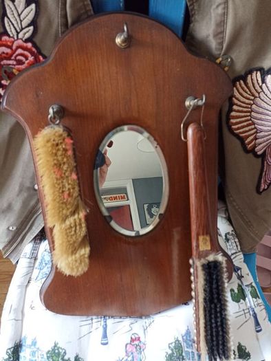 Vintage Mirror with Brushes
