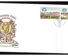 1990 Ireland Williamite War Commemorative Stamps An Post First Day Cover (FDC)