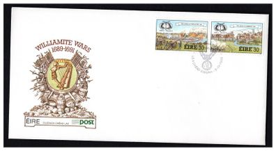 1990 Ireland Williamite War Commemorative Stamps An Post First Day Cover (FDC)