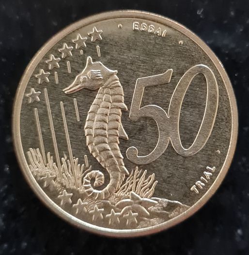 Netherlands Curacao 1,2,5,10,20 & 50 Cent Prototype, Probe, Essai coin's (6 coin Lot)