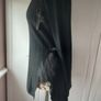 jumper black long statement jumper with fur sides detail and side slits cc fashion l/xlarge Image 10