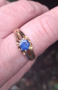 Gold Sapphire Ring