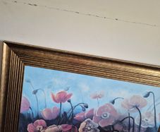 Large framed canvas print