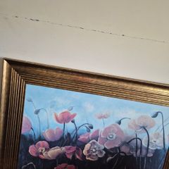 Large framed canvas print