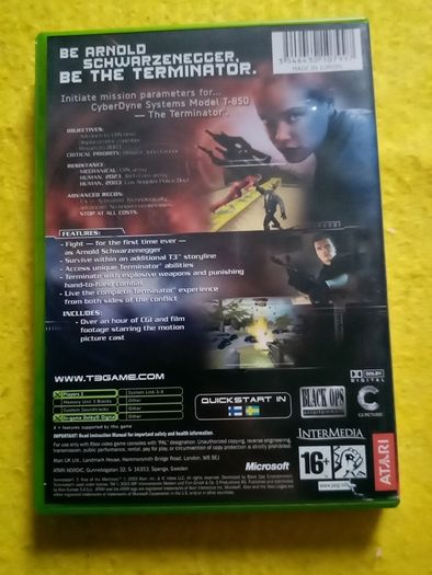 Terminator 3 Rise of the machines Xbox Original Games Original Pal version