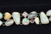 A stunning sterling silver bracelet