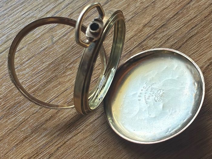 14k 585 solid gold pocket watch case 11.68g