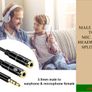 Male 3.5mm To Headphone And Mic Splitter Image 5