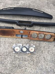Classic Mini Cooper dash rails and a  3 clock  speedo  And Mini Cooper original dash board