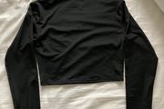 Temu Long Sleeve Sports Cropped Top Size S
