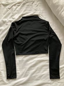 Temu Long Sleeve Sports Cropped Top Size S