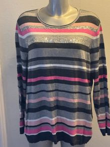 Canda Premium long sleeve blouse  with sequins size UK18 EU46 Postage included