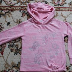 Girls bluezoo debenhams unicorn  hoodie 8-9yo