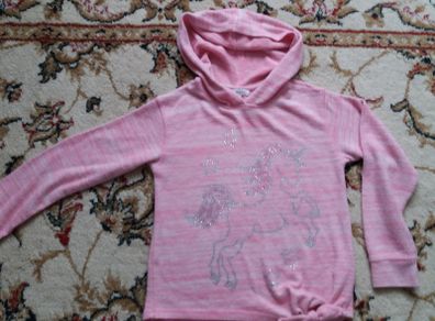 Girls bluezoo debenhams unicorn  hoodie 8-9yo