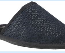 Boss Brand New Cosy Home Slippers - Leather, Dark Blue - Perfect Christmas gift