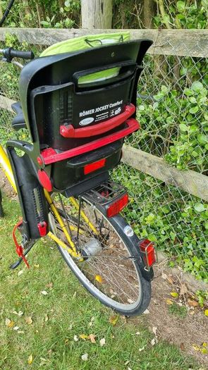 City Bike Bicycle with child seat and basket