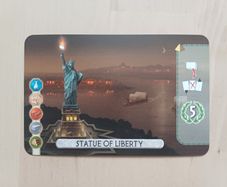 7 Wonders Duel Statue of Liberty v1 Board Game Promo Single Card 2016 NEW