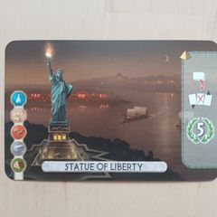 7 Wonders Duel Statue of Liberty v1 Board Game Promo Single Card 2016 NEW