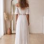 Booho maxi dress Luna lace 6-8 size Image 3