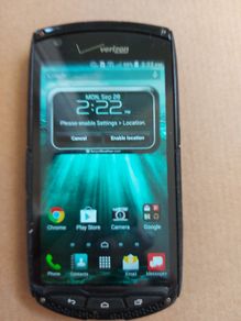 Verizon Kyocera Mobile Phone, 16GB, Model E6782, Strong Tough Mobile in excellent condition