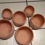 Set of 6 assorted terracotta plant pots Image 7
