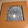 Lovely Small Framed Blue Flower Print. Image 6
