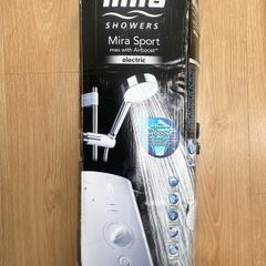 Mira Sport Max With Airboost Electric Shower White/chrome 10.8kw