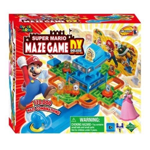 Super Mario Action Figures, Bowser's Castle and Maze Game