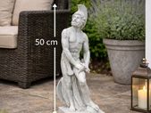 Sculpture Soldier Spartan Figure Statue  Artificial Stone  Antique Style 50cm