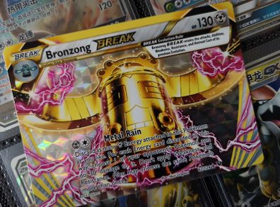 Bronzong BREAK ! Holo Rare ! from Fates Collide Set ! 2016 ! Pokemon Card !
