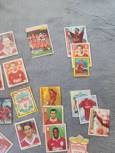 Various football stickers