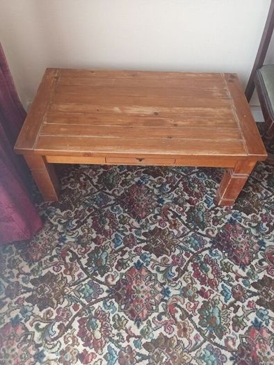 Vintage 80's/90's Pine Coffee Table.