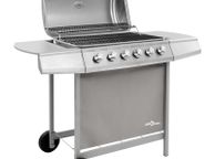 main image for ad Gas BBQ Grill with 6 Burners Silver