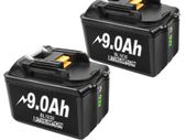 9.0Ah 2piece Rechargeable 18 V 6000mAh Li-ion Battery for Makita 18v Battery BL1840 BL1850 BL1830 BL1860B LXT 400