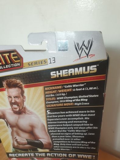 Wwe elite Sheamus series 13 King Sheamus Mattel