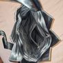 Zispas Interwoven Black and Grey Seatbelt Shoulder Bag Image 4